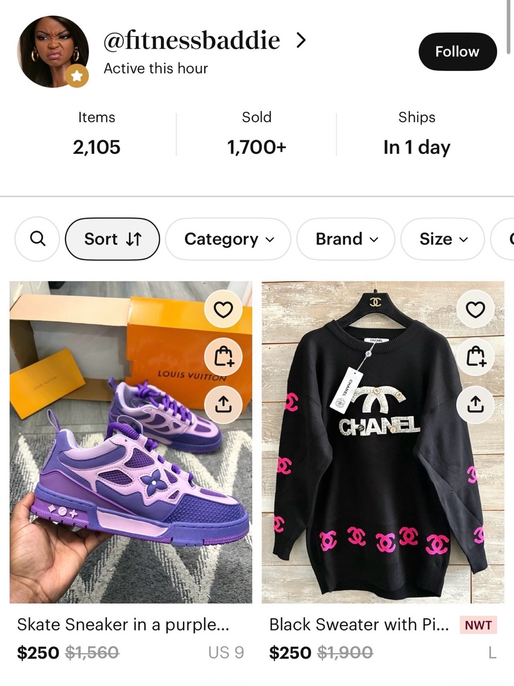 Beware of this scammer! Do not buy from her. Reported her page to BBB!